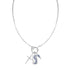 Silver Link Charm Chain Necklace